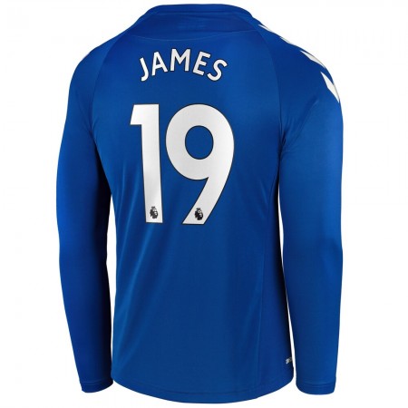 Billiga Fotbollströjor Everton James Rodriguez 19 Hemma tröja 2020/21 Långärmad